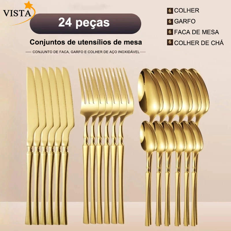 Jogo de Talheres 24 Peças